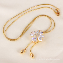 Última moda jóias colar de ouro para as mulheres